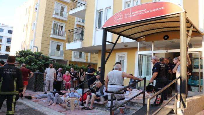 Antalya'da huzurevinde klima patladı 3 kişi dumandan etkilendi