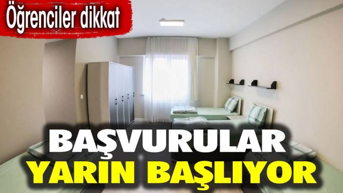 Öğrenciler dikkat. Başvurular yarın başlıyor