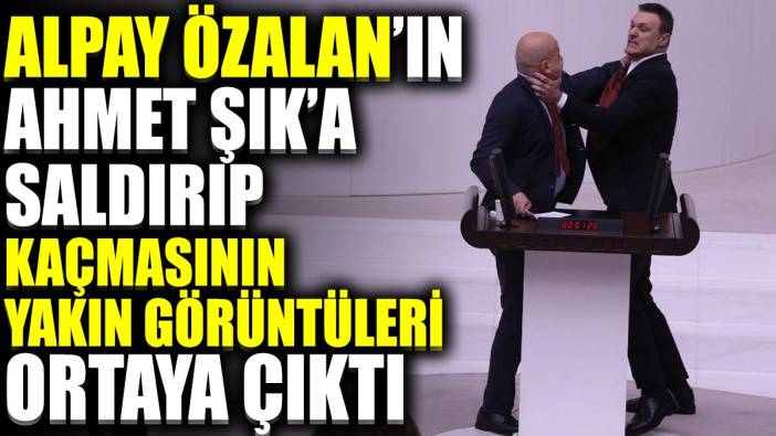 Alpay Özalan'ın Ahmet Şık'a saldırıp kaçmasının yakın görüntüleri ortaya çıktı