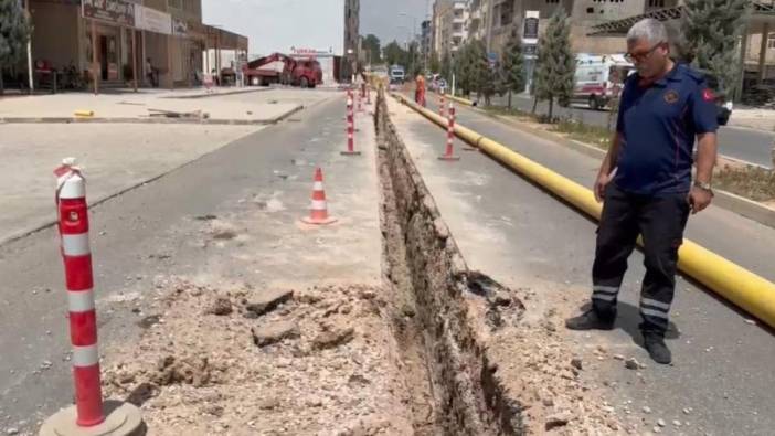 Doğal gaz hattında bomba paniği