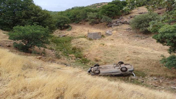 Elazığ'da 10 metre yükseklikten dere yatağına düşen otomobilde 6 yaralı