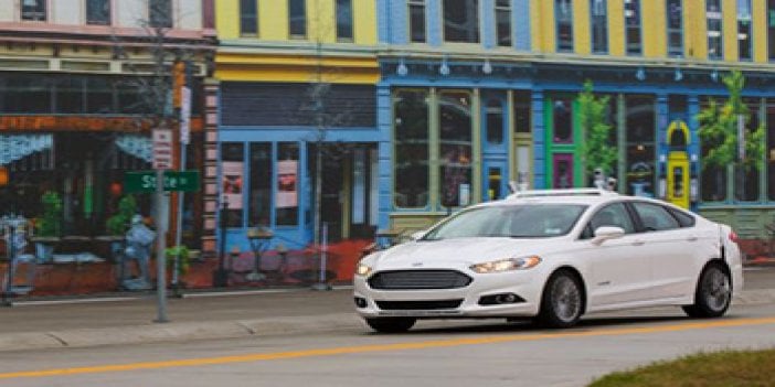 Simülasyon şehir Mcity’de ilk test edilen araç Ford