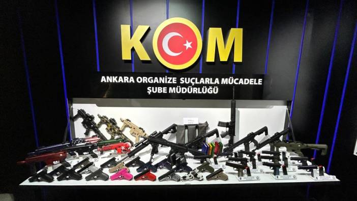 Ankara'da silah kaçakçılarına operasyon