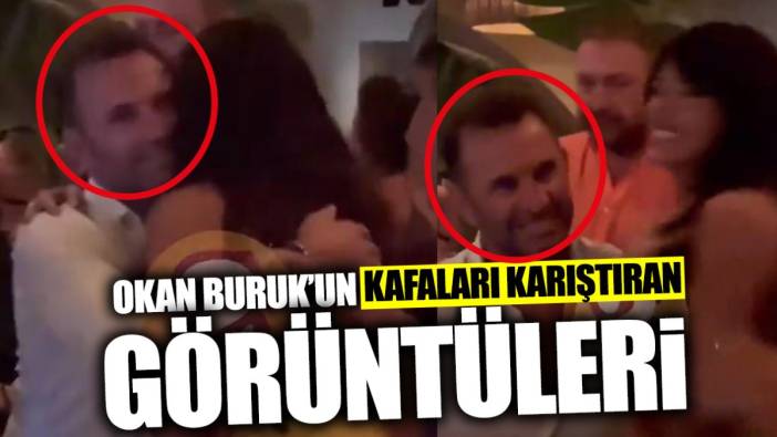 Okan Buruk’un kafaları karıştıran görüntüleri