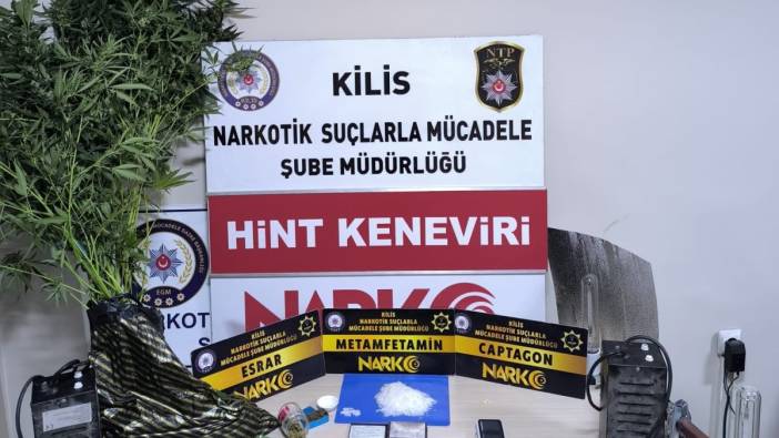 Kilis'te uyuşturucu operasyonu: 17 gözaltı