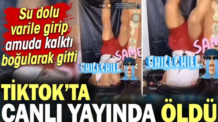 Tik Tok'ta canlı yayında öldü