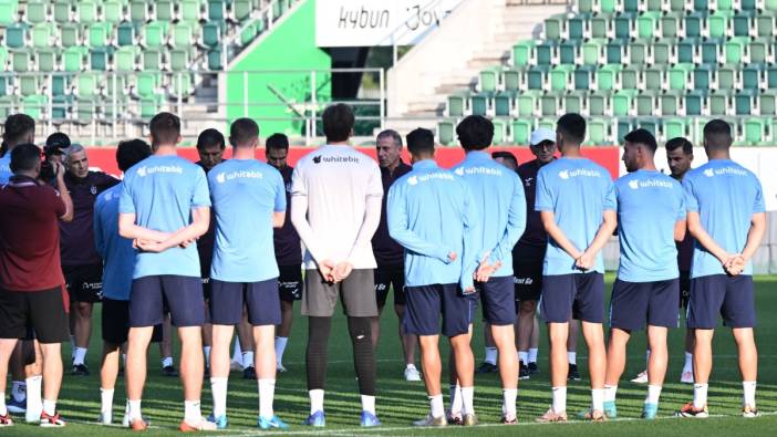 Trabzonspor St. Gallen'e hazır. Avcı'dan kritik toplantı