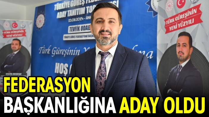 Federasyon başkanlığına sürpriz aday