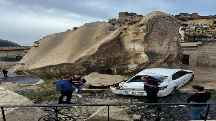 Kapadokya'yı sel vurdu