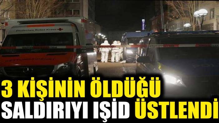 3 kişinin öldüğü bıçaklı saldırıyı IŞİD üstlendi