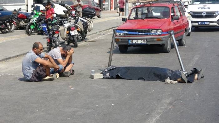 Adana'da yürek yakan fotoğraf! Çaresizce bakakaldı