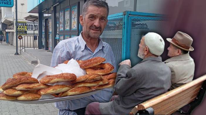 İki emekli bir simit alıp bölüşüp yedi. İşte emekli yüzyılında Türkiye..