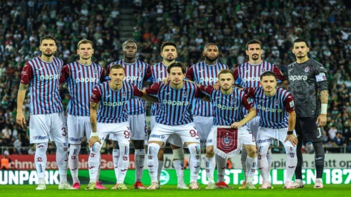 Trabzonspor'un St. Gallen 11'i belli oldu