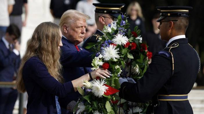 ABD'de yeni skandal! Trump'tan askeri mezarlıkta seçim kampanyası