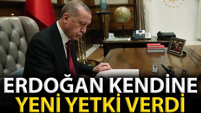 Resmi Gazete'de yayımlandı: Cumhurbaşkanı Erdoğan'a yeni yetki