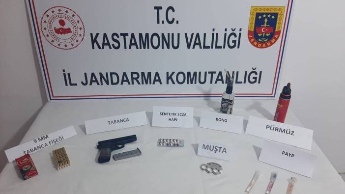 Kastamonu’da uyuşturucuyla yakalandılar