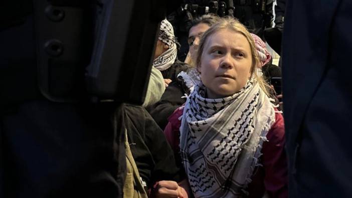 Greta Thunberg Gazze protestosunda gözaltına alındı