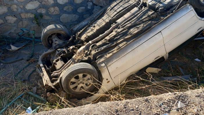 Adıyaman'da otomobil su kanalına düştü: 1 yaralı