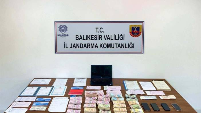 Balıkesir'de tefecilik operasyonu