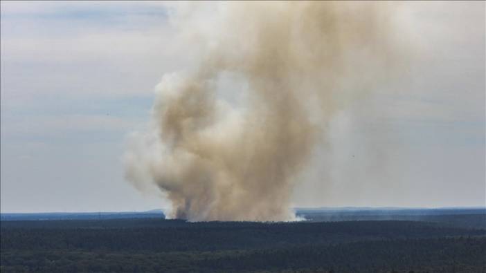 Harz Dağları’ndaki yangına müdahale ediliyor