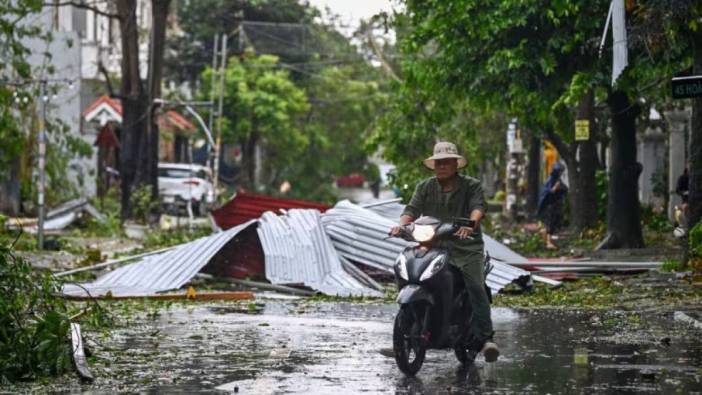 Yagi tayfunu Vietnam'ı vurdu: 4 ölü