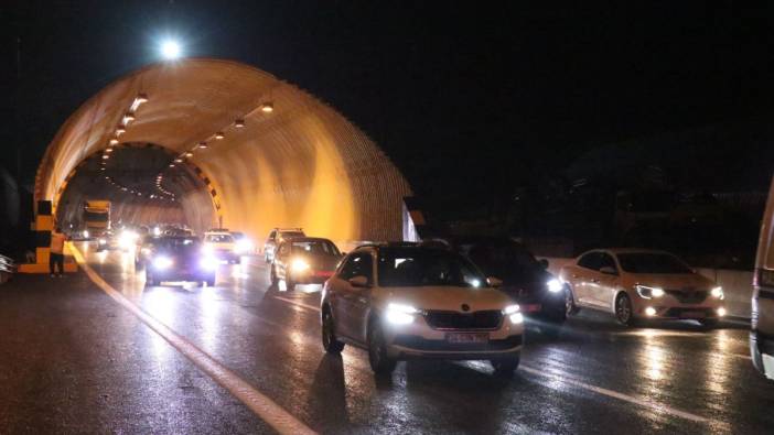 Bolu Dağı Tüneli'nin Ankara-İstanbul istikameti hizmete girdi