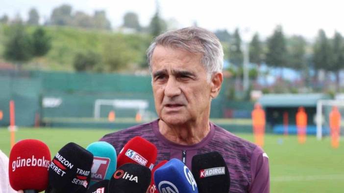 Şenol Güneş basının karşısına çıkıyor