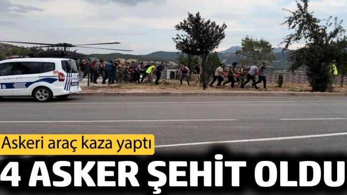 4 asker şehit oldu. Tunceli'de askeri araç kaza yaptı