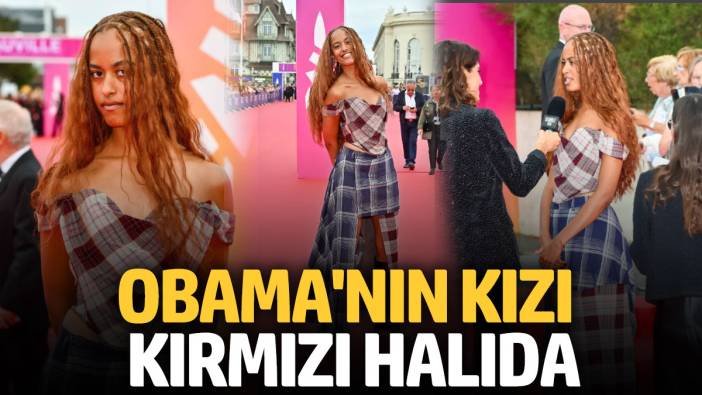 Obama’nın kızı Malia Obama kırmızı halıda