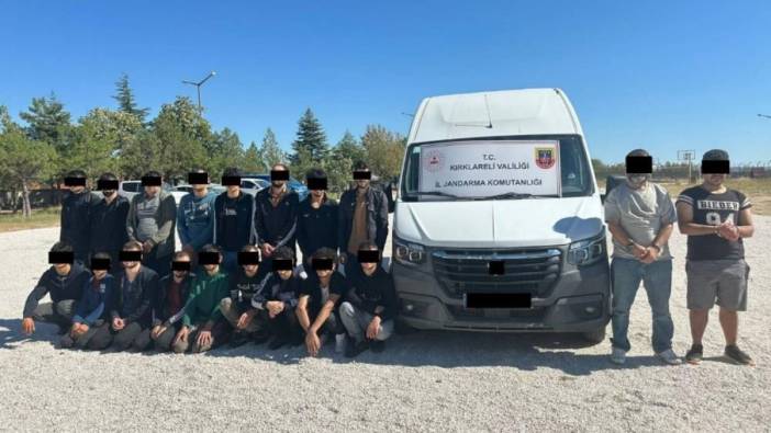 Kırklareli’nde kaçak göçmen operasyonu: 2 bin 4 göçmen yakalandı