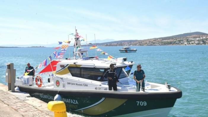 Balıkesir’de yeni deniz devriye botu törenle denize indirildi