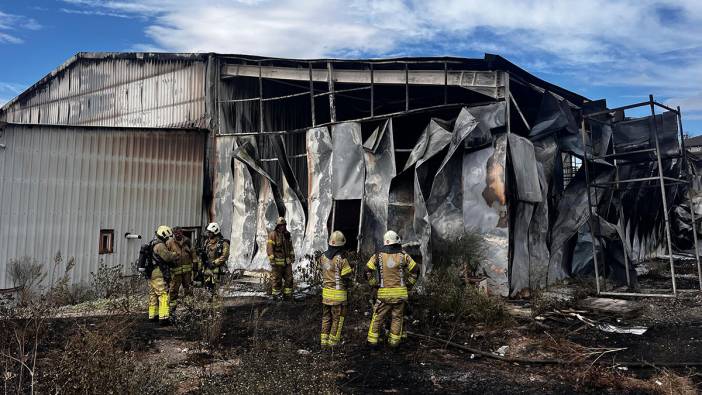 Çatalca’da fabrika yangın paniği