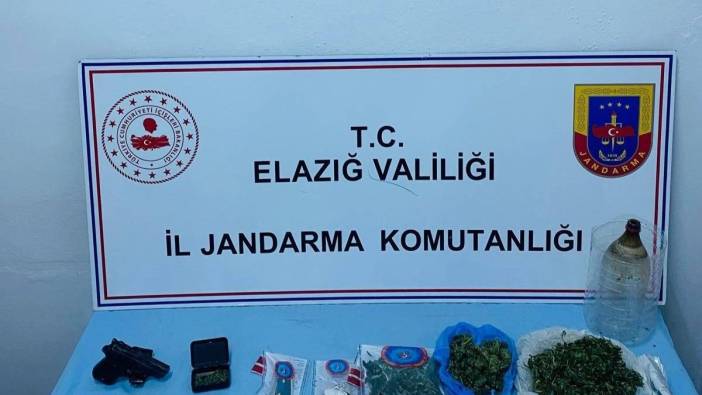 Elazığ'da uyuşturucuyla mücadele.1 gözaltı