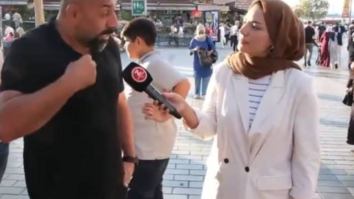 Sokak röportajında konuşan vatandaş: Biz mülteciyiz! Ülke bitmiş!