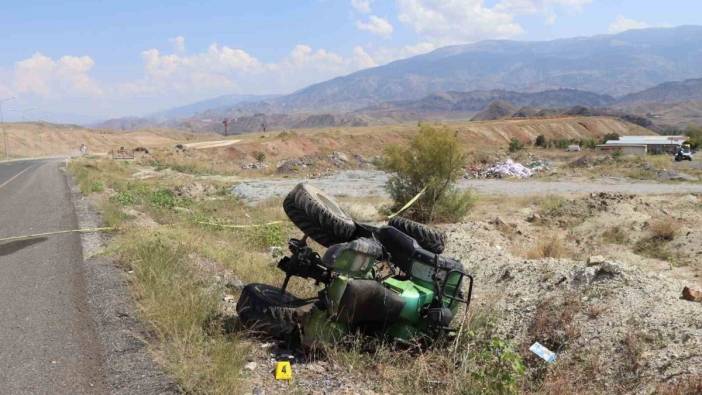 Erzurum'da feci kaza: ATV aracını 30 metre sürükledi