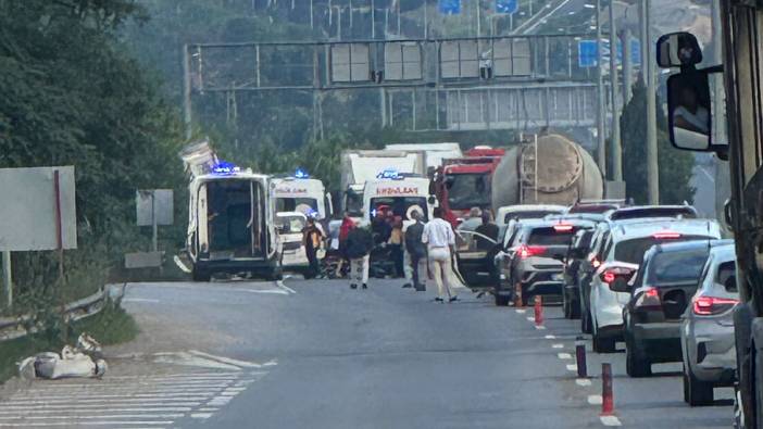 Ordu’da tünel çıkışı zincirleme kaza: 1’i ağır 5 yaralı