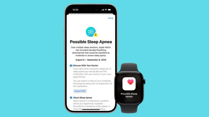 Apple Watch'a uyku apnesi özelliği geliyor