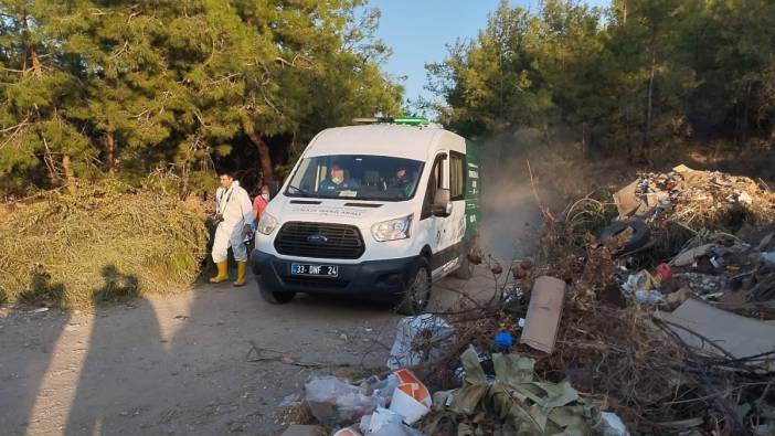 Mersin'de çöplükte esrarengiz ceset bulundu