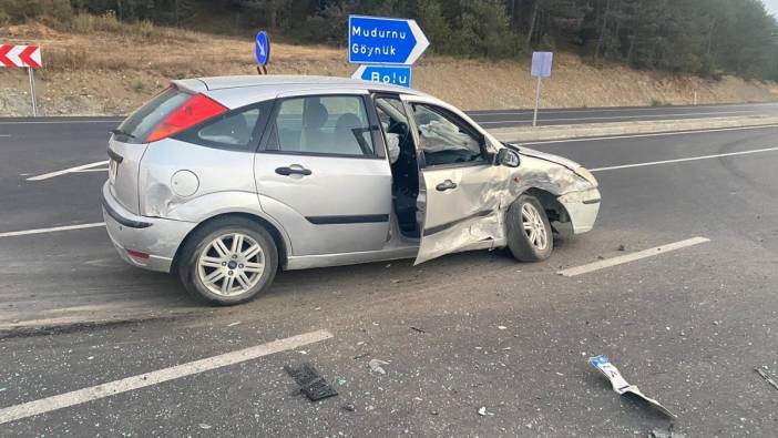 Bolu’da trafik kazası: 3 yaralı