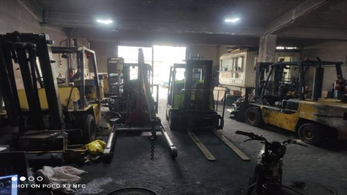 Çırağın koluna dokunduğu forklift ustanın ölümüne sebep oldu