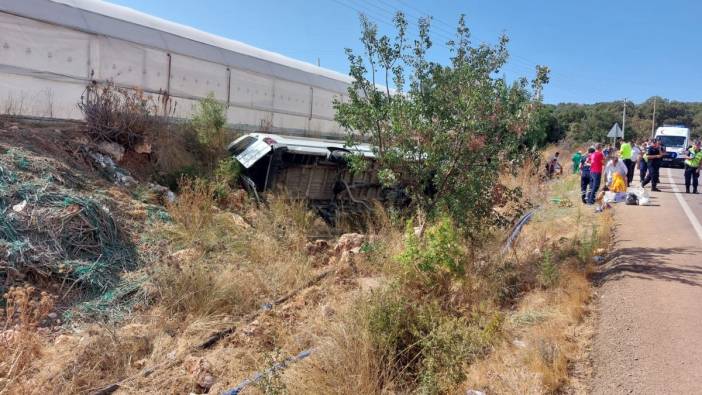 Antalya'da otel servis otobüsü şarampole uçtu: 7 yaralı