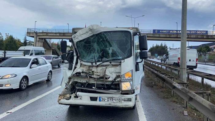 Kamyon kamyonla çarpıştı: 1 kişi yaralandı