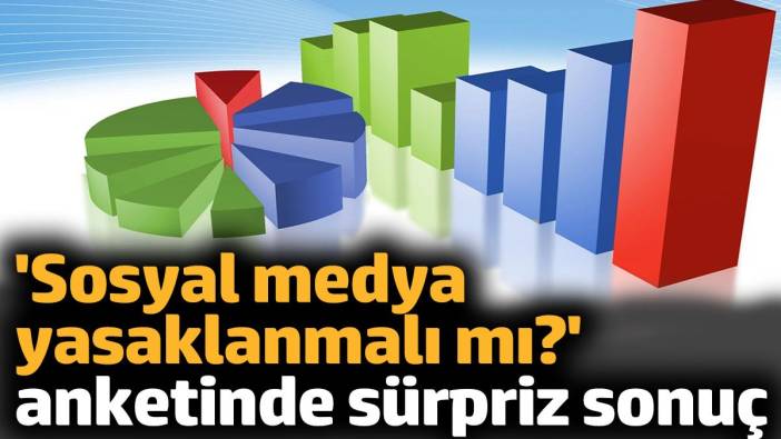 'Sosyal medya yasaklanmalı mı?' anketinde sürpriz sonuç