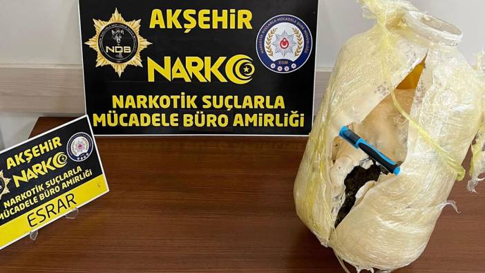 Konya’da 2 kilo 750 gram esrar ele geçirildi