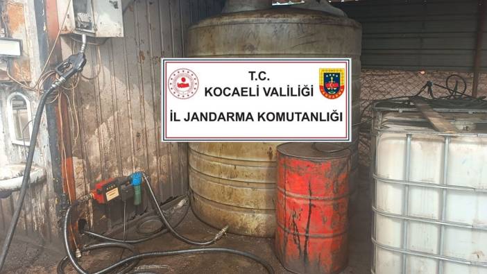 Kocaeli’de 25 bin litre kaçak akaryakıt ele geçirildi