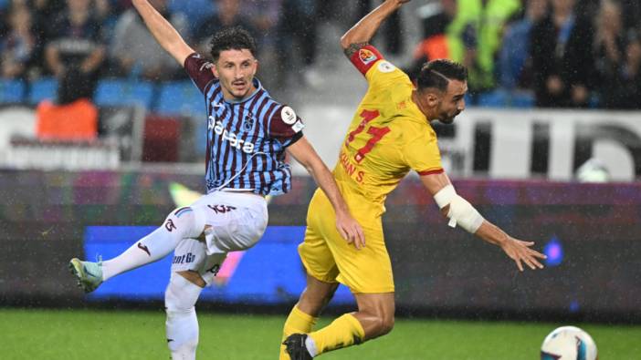 Trabzonspor - Kayserispor maçının kırılma anını açıkladı