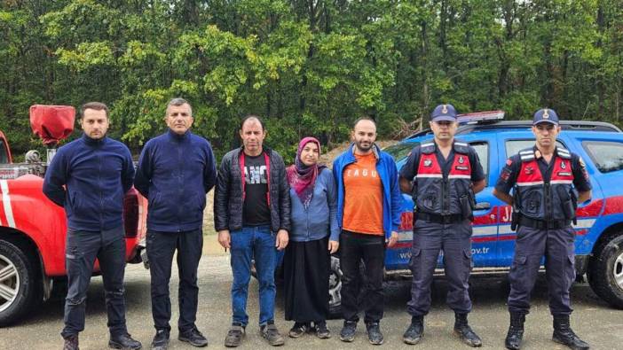 Ormanda kaybolan çifti ve eşini jandarma buldu