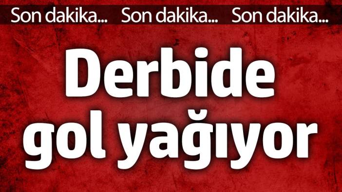 Derbide gol yağıyor. Kadıköy'de şok eden görüntü