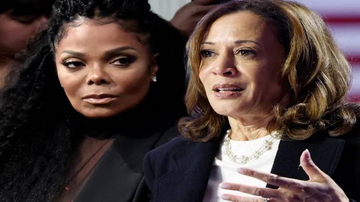 Janet Jackson'dan bomba Kamala Harris iddiası