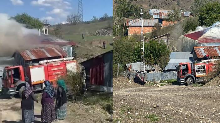 Kastamonu’da korkutan ev yangını